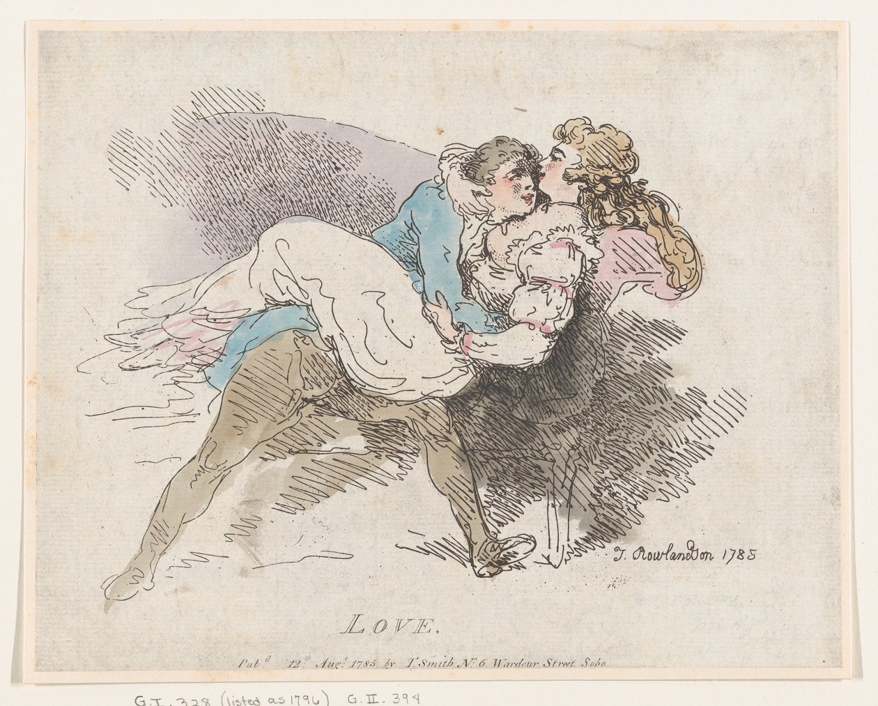 Love, 12. august 1785., 12. august 1785. av Thomas Rowlandson