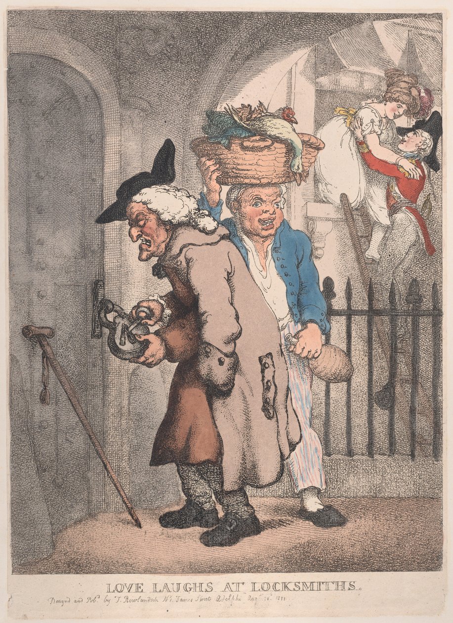 Love Laughs at Locksmiths, 20. august 1811., 20. august 1811. av Thomas Rowlandson