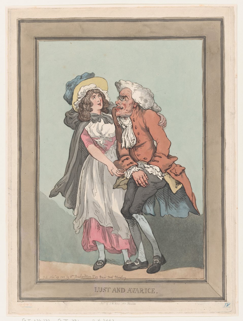 Lyst og grådighet, 29. november 1788., 29. november 1788. av Thomas Rowlandson