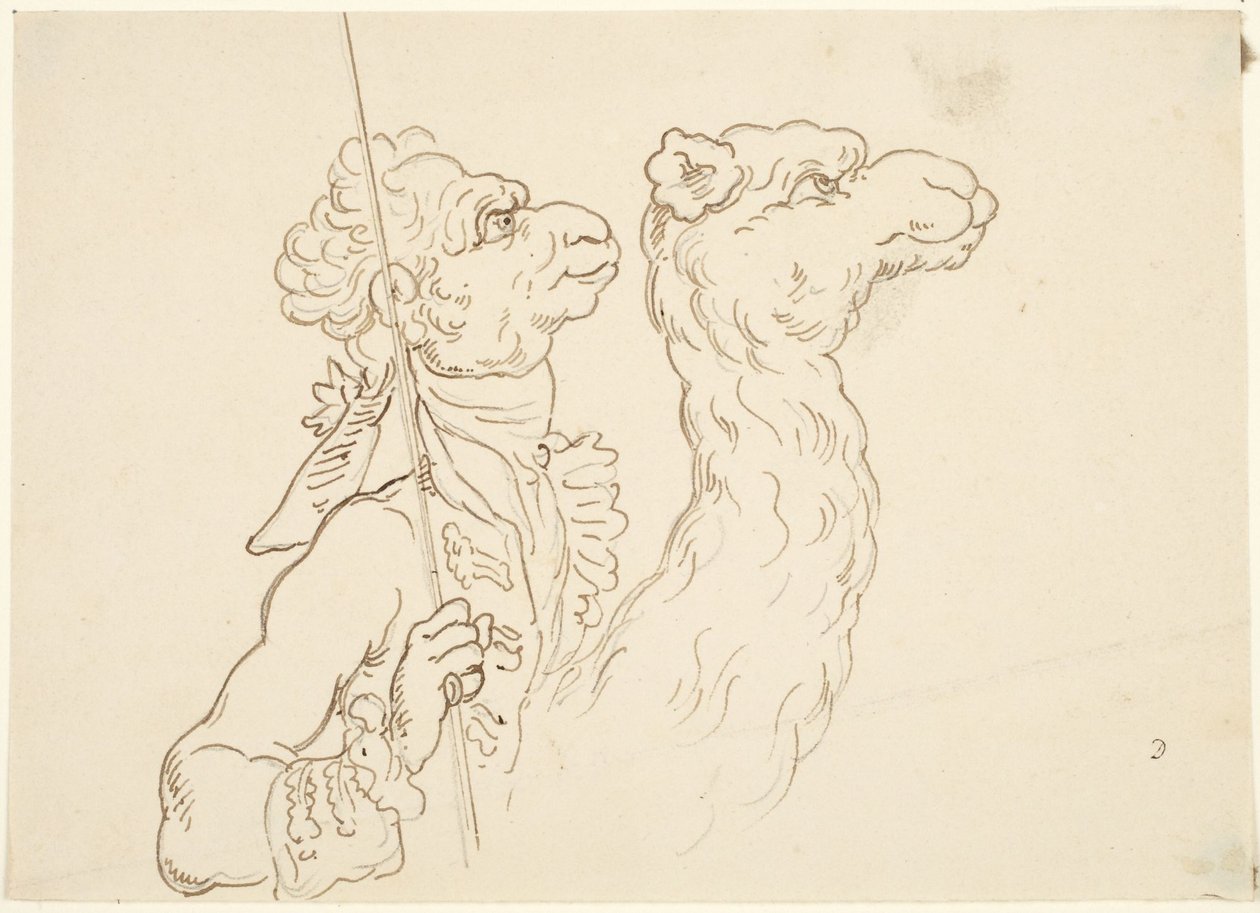 Mannen og kamelen av Thomas Rowlandson