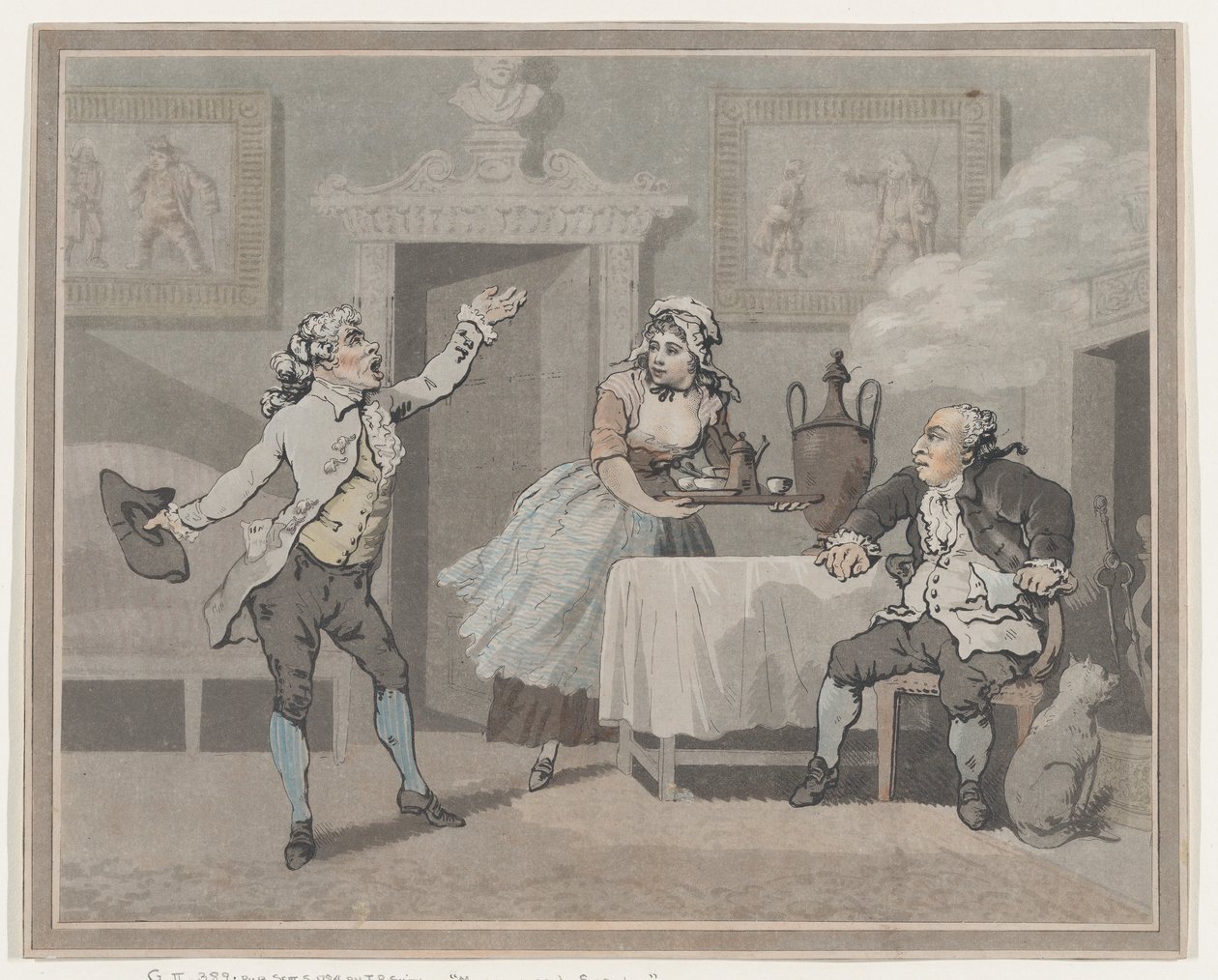 Manager & Spouter, 1. juli 1802., 1. juli 1802. av Thomas Rowlandson