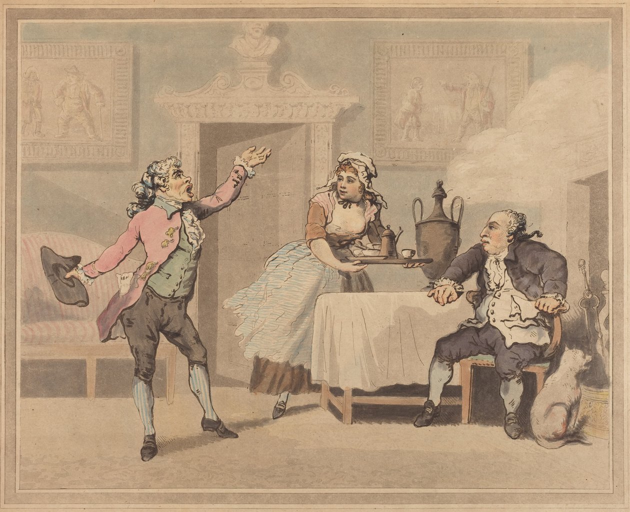 Sjef og taler av Thomas Rowlandson