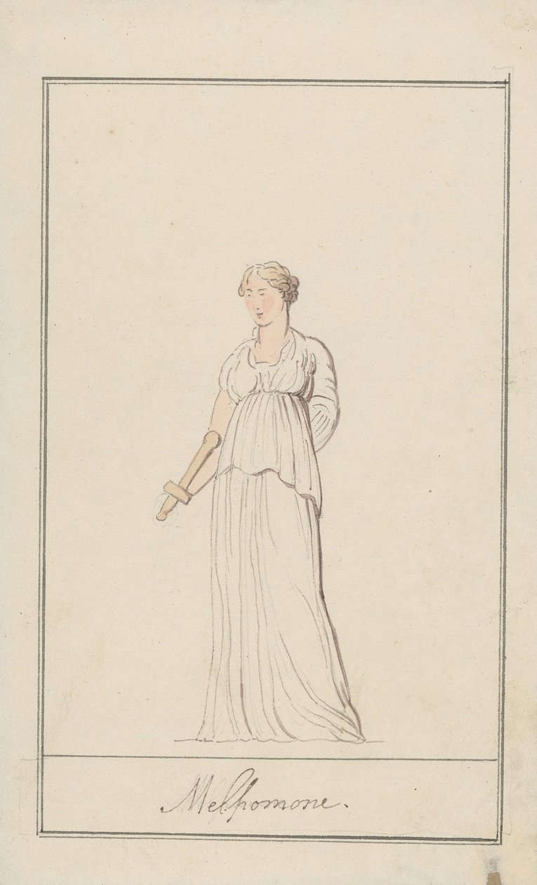 Melpomene av Thomas Rowlandson