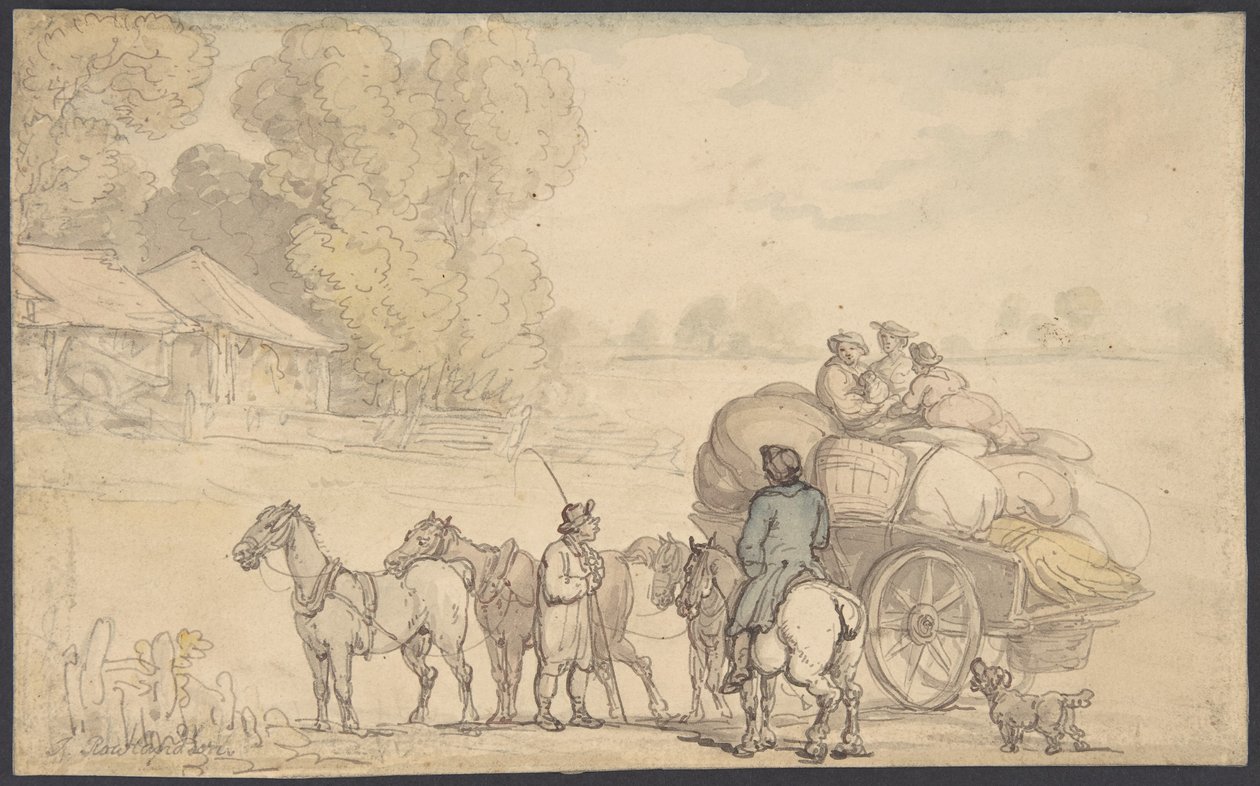 Migranter av Thomas Rowlandson
