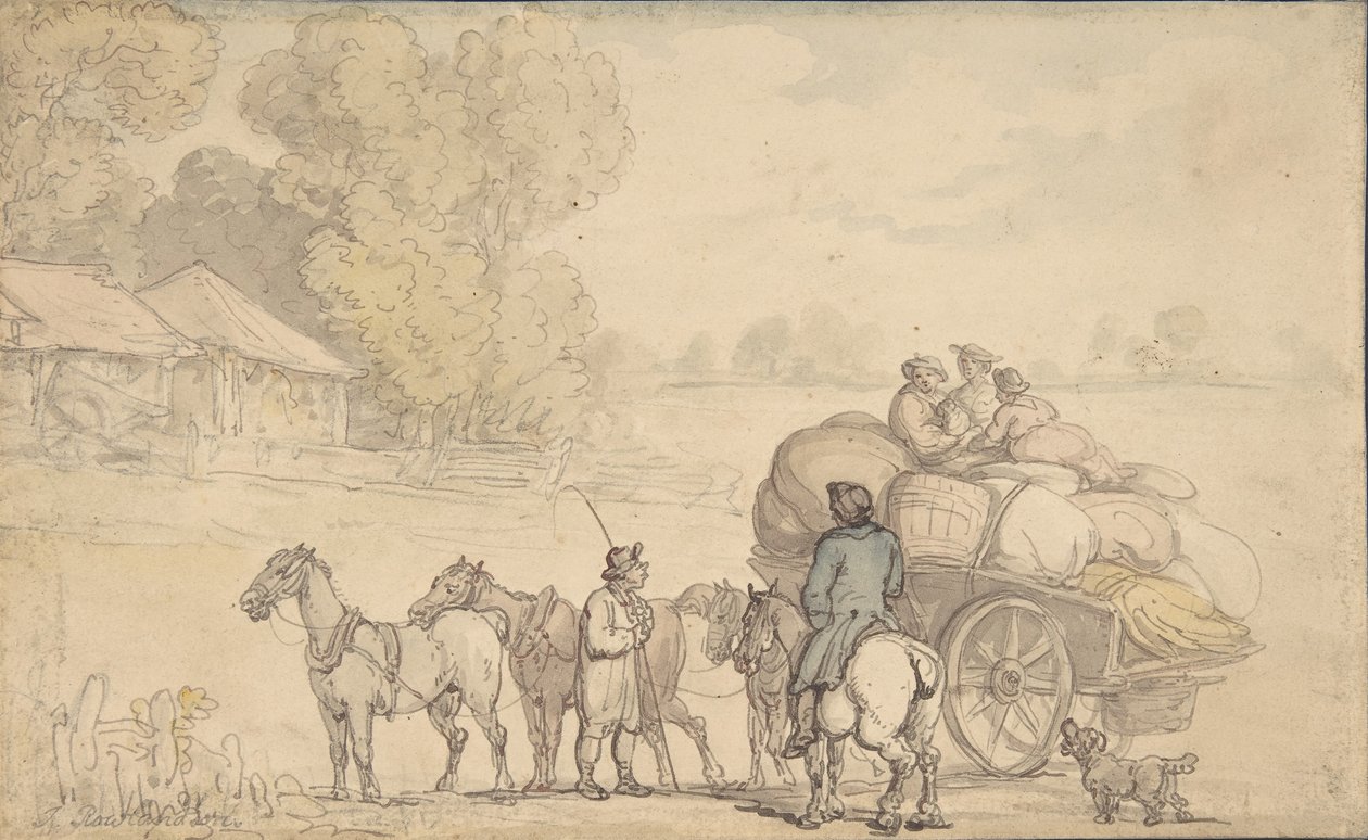 Migranter, 1780-1827. av Thomas Rowlandson