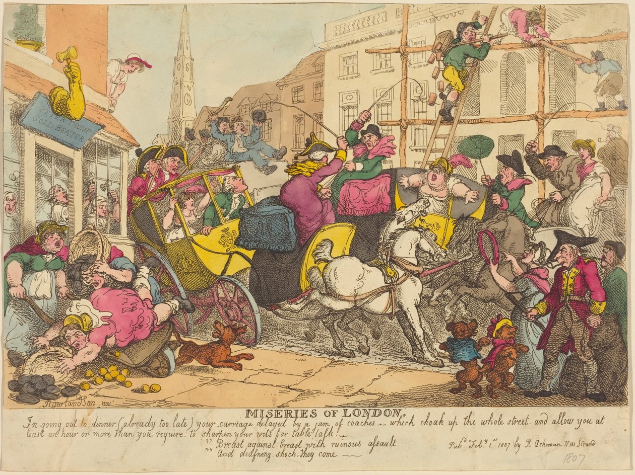 Londons elendigheter av Thomas Rowlandson
