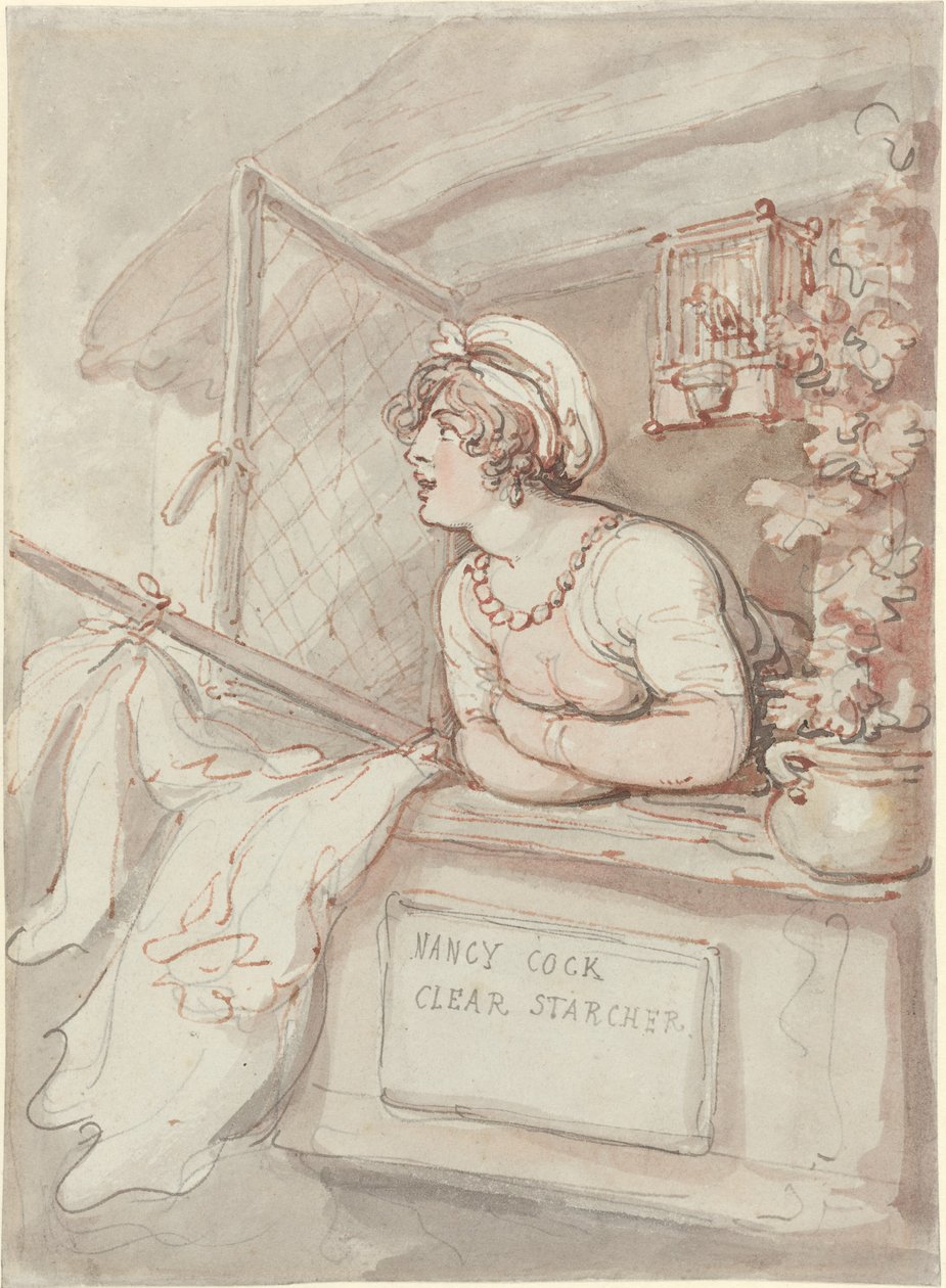 Nancy Cock - Clear Starcher av Thomas Rowlandson