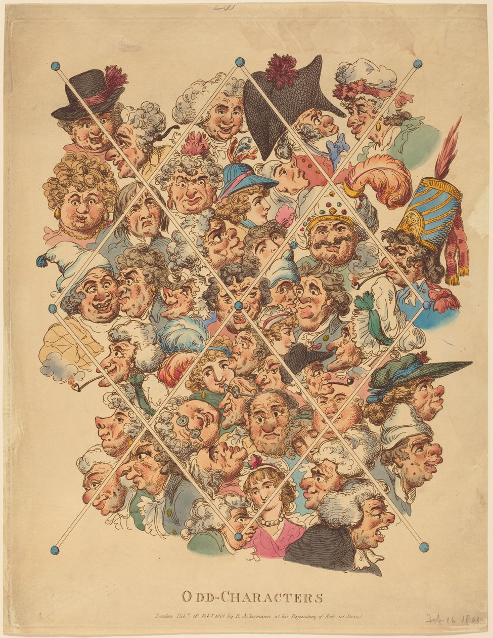 Uvanlige tegn av Thomas Rowlandson