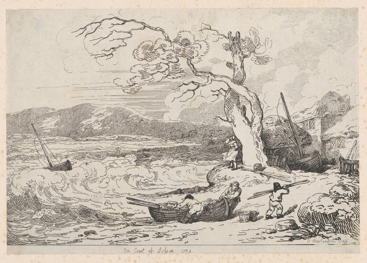 På kysten av Sussex, 1784-85., 1784-85. av Thomas Rowlandson