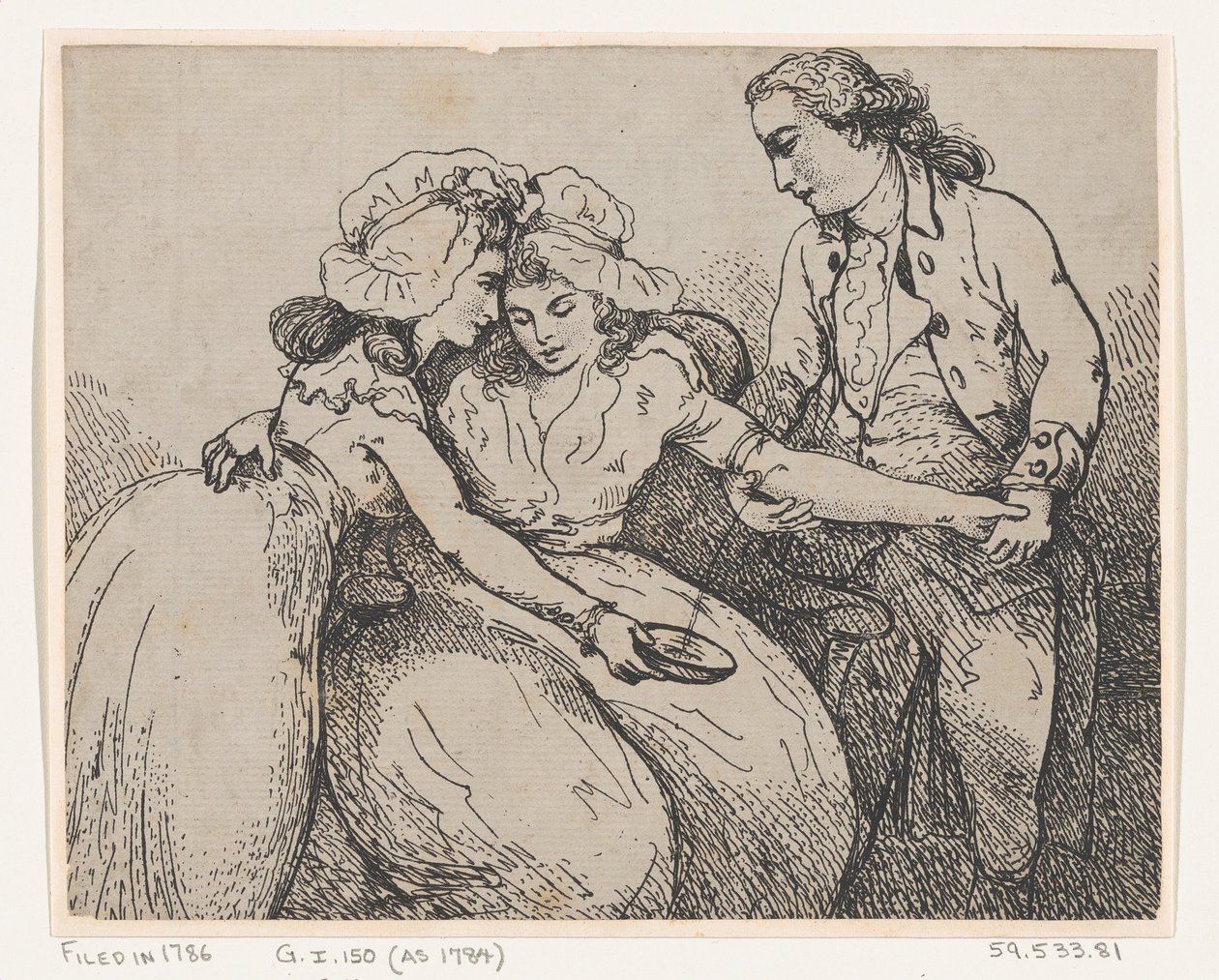 Å åpne en blodåre av Thomas Rowlandson