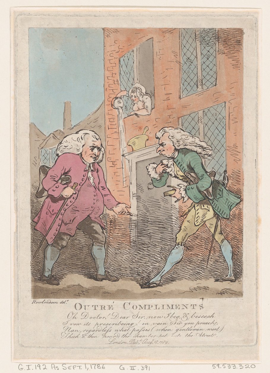 Overdrevne komplimenter av Thomas Rowlandson