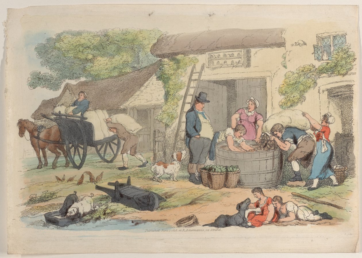 Plate 16, fra World in Miniature, 1816., 1816. av Thomas Rowlandson