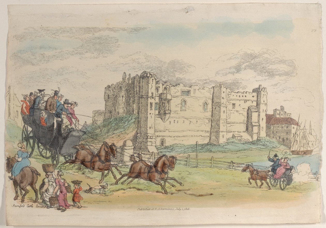 Plate 22, fra World in Miniature, 1816., 1816. av Thomas Rowlandson