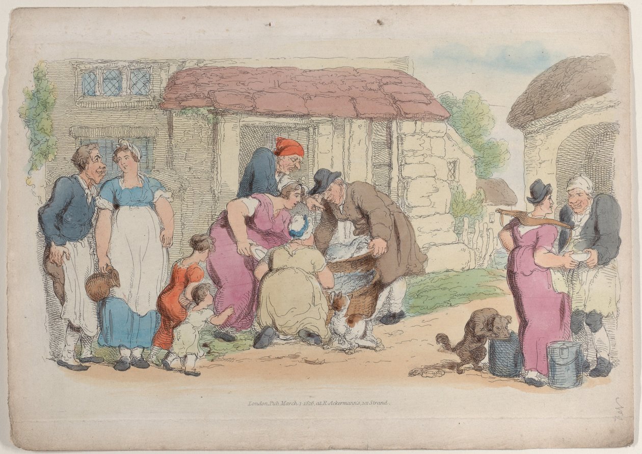 Plate 2, fra World in Miniature, 1816., 1816. av Thomas Rowlandson