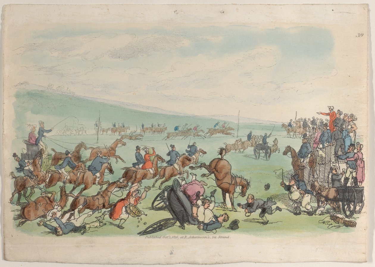 Plate 39, fra World in Miniature, 1816., 1816. av Thomas Rowlandson