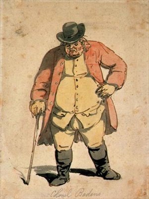 Portrett av Joseph Boden, ca. 1806-11 (akvarell, penn og blekk på papir) av Thomas Rowlandson