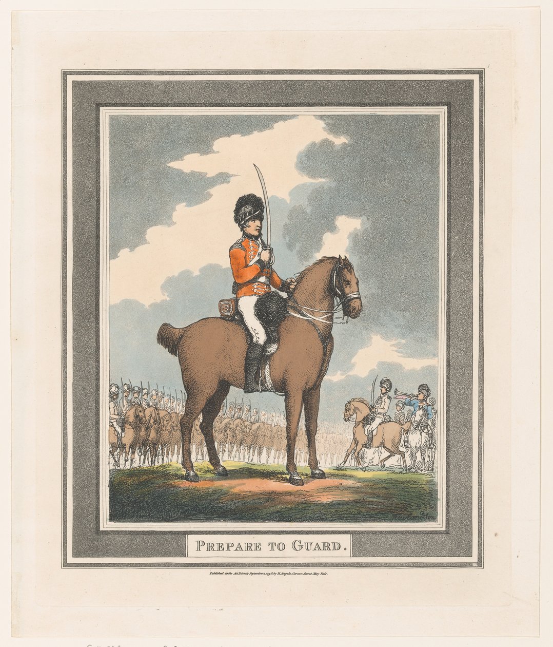 Forbered deg på vakt, 1. september 1798., 1. september 1798. av Thomas Rowlandson