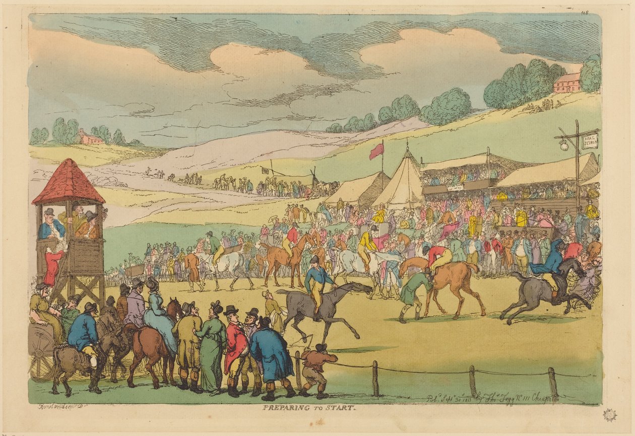 Forberedelser før oppstart av Thomas Rowlandson