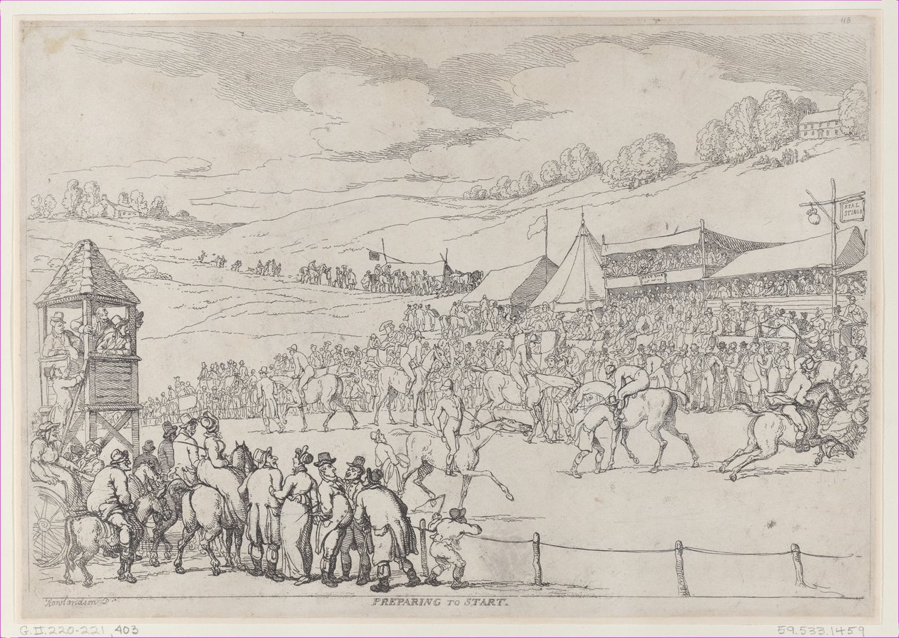 Forbereder til start, 30. september 1811., 30. september 1811. av Thomas Rowlandson