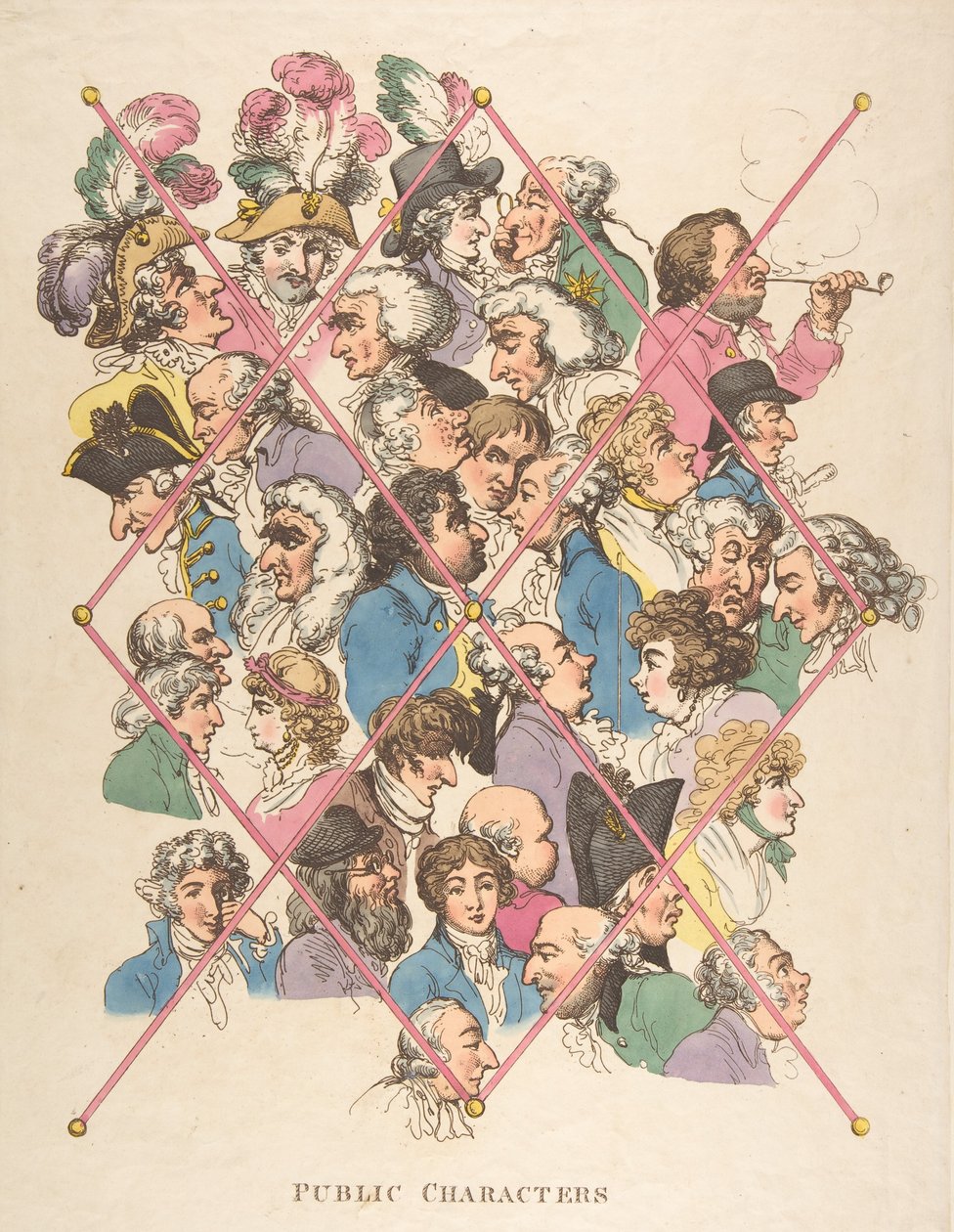 Offentlige karakterer, 1. april 1801., 1. april 1801. av Thomas Rowlandson