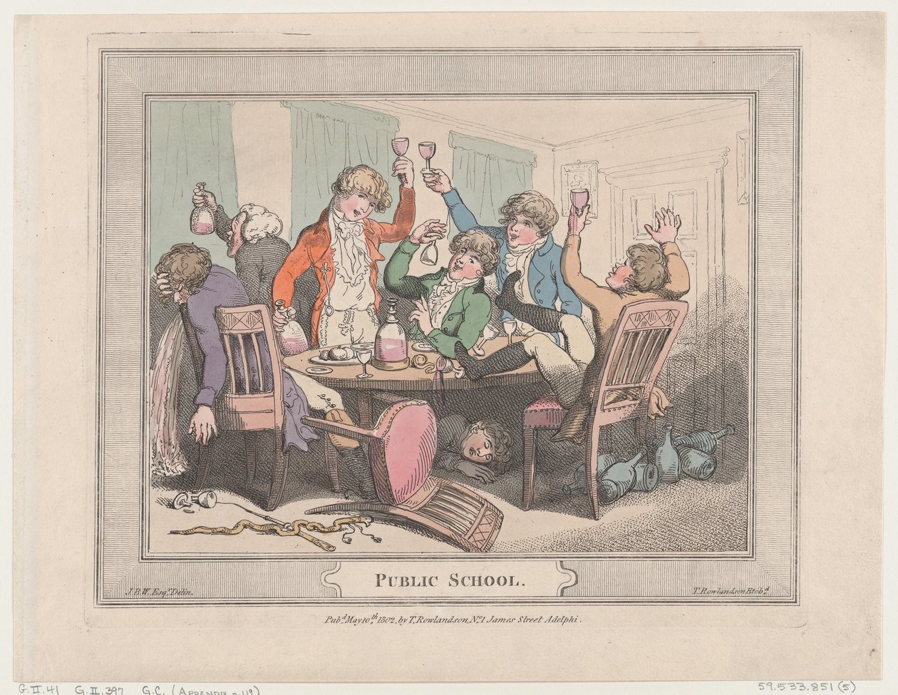 Offentlig skole, 10. mai 1802., 10. mai 1802. av Thomas Rowlandson