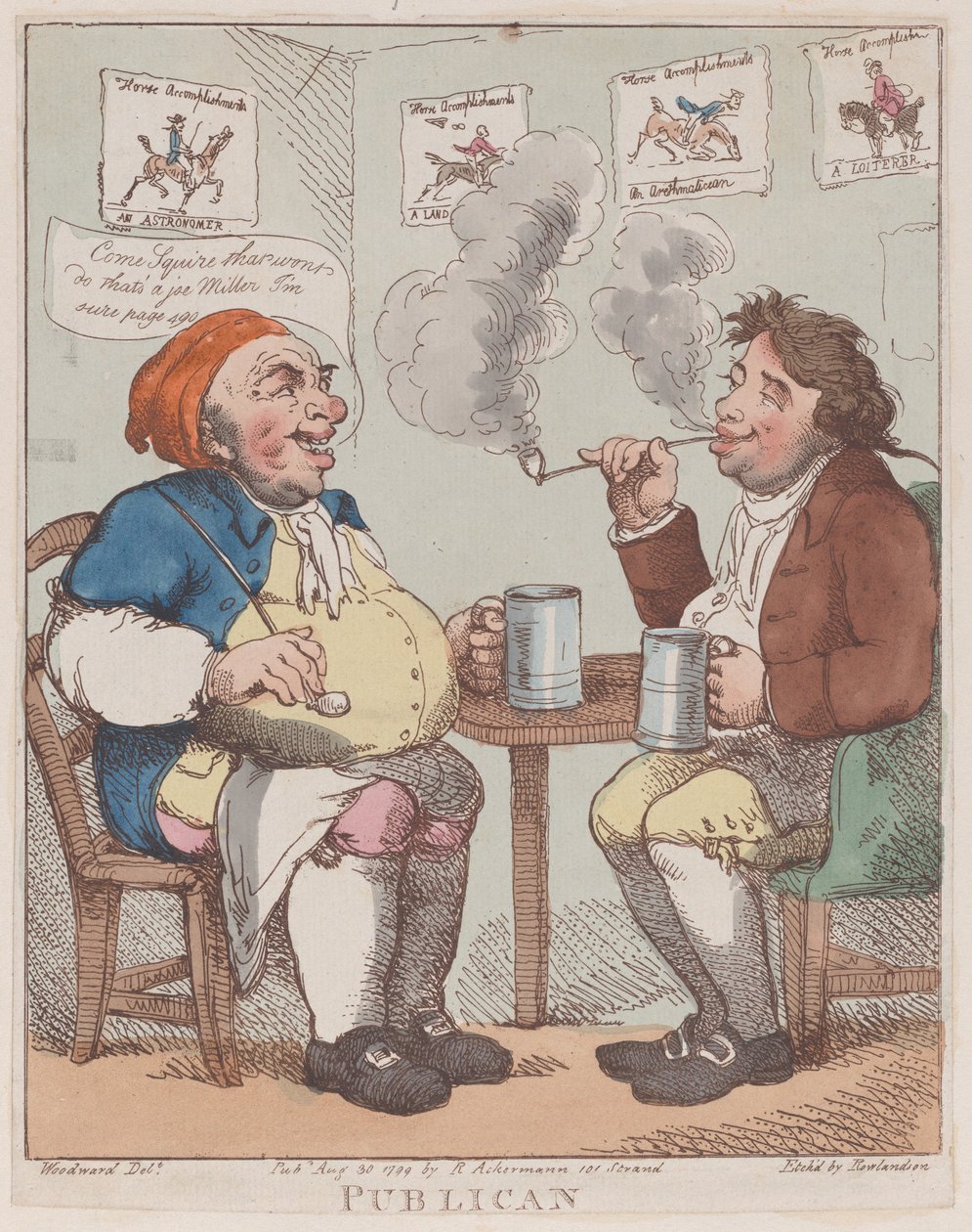 Toller, 30. august 1799., 30. august 1799. av Thomas Rowlandson