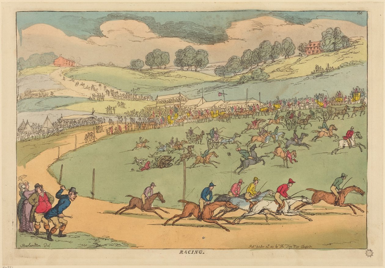Racing av Thomas Rowlandson