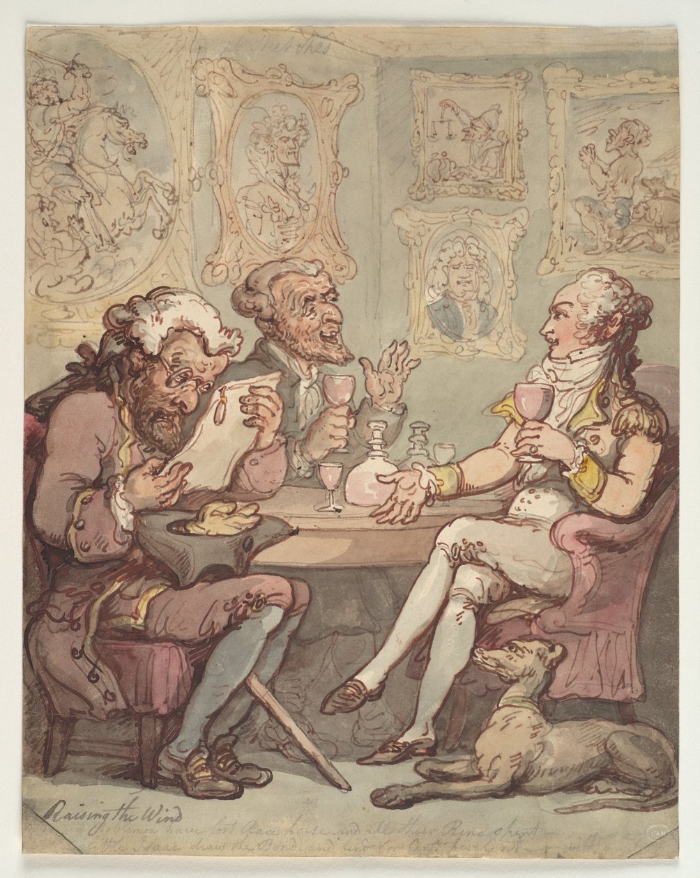 Å skape vind av Thomas Rowlandson