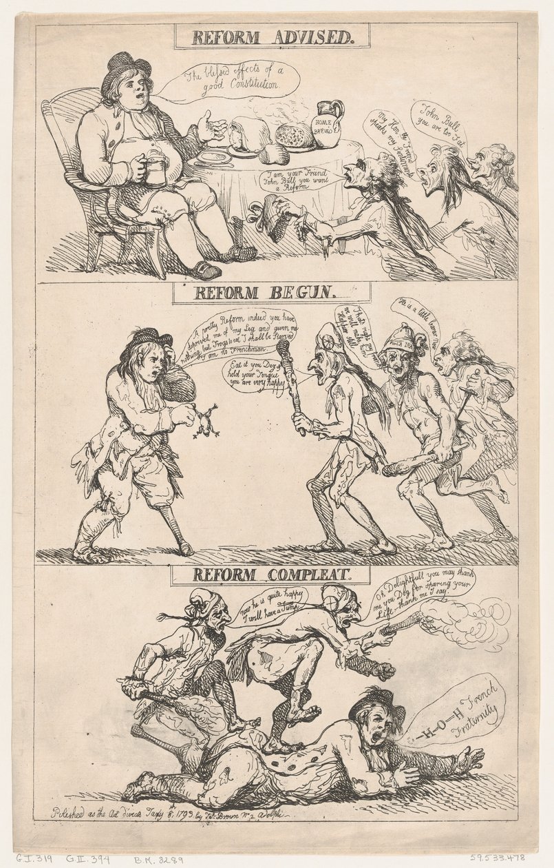 Reform anbefalt, reform igangsatt, reform fullført av Thomas Rowlandson