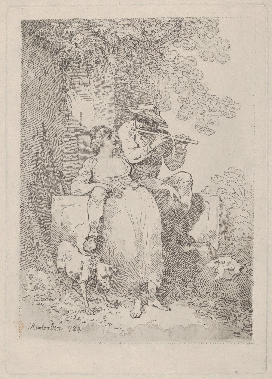 Hvile fra Arbeiderpartiet på solfylte dager, 1784-87., 1784-87. av Thomas Rowlandson