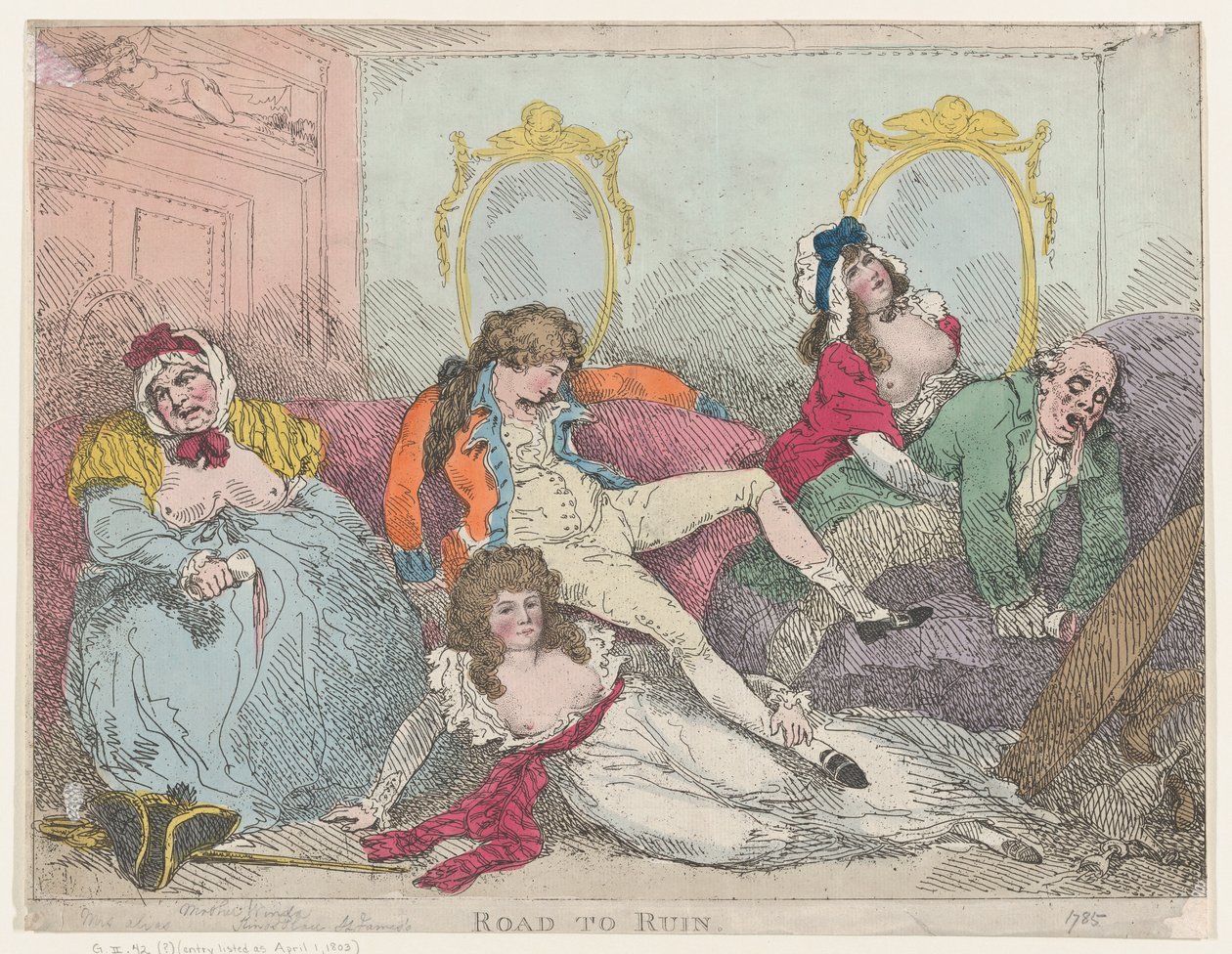 Veien til undergangen av Thomas Rowlandson
