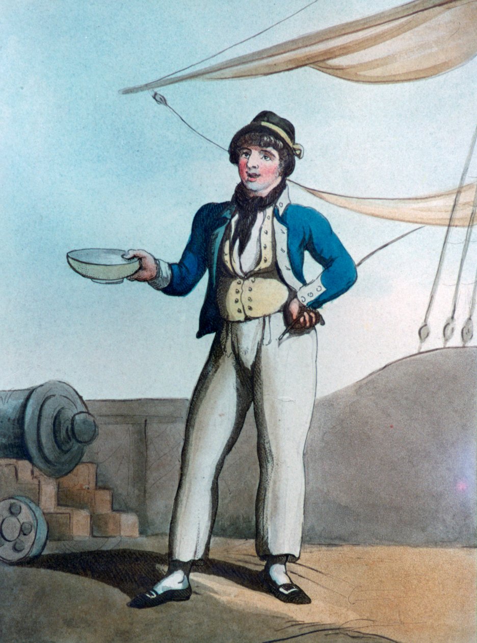 Sjømann, 1799 av Thomas Rowlandson
