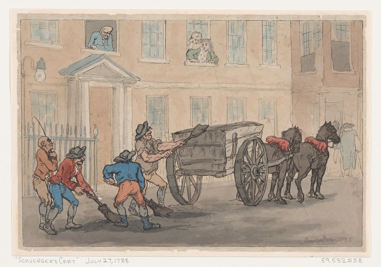 Søppelvognen av Thomas Rowlandson