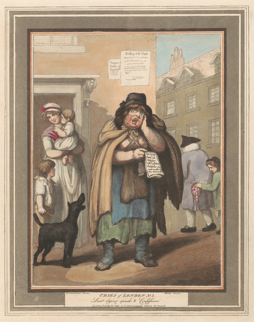 Sett med åtte (3): Cries of London av Thomas Rowlandson