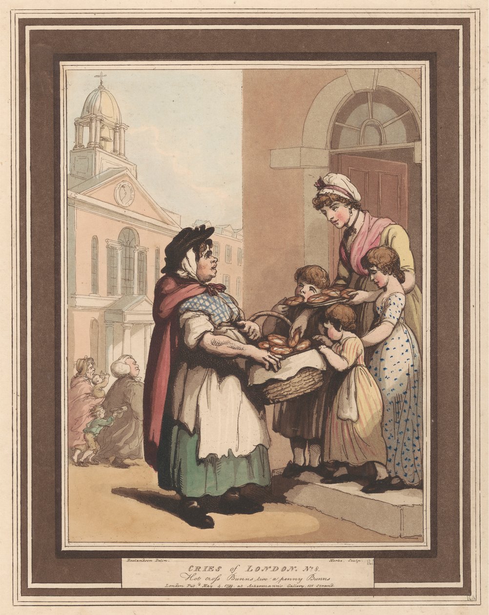 Sett med åtte (6): Cries of London av Thomas Rowlandson