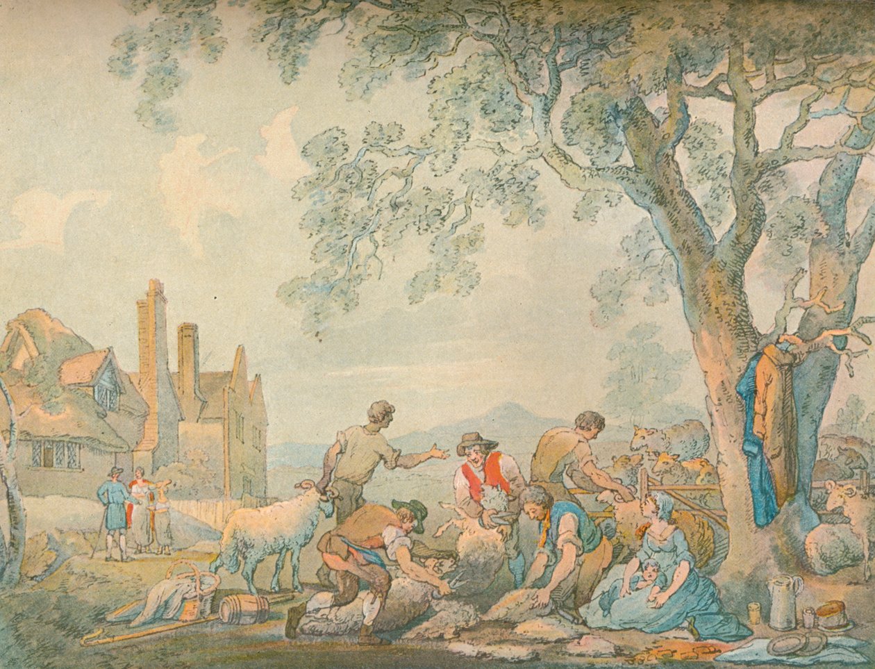 Saueklipping, c1776-1827, 1906 av Thomas Rowlandson