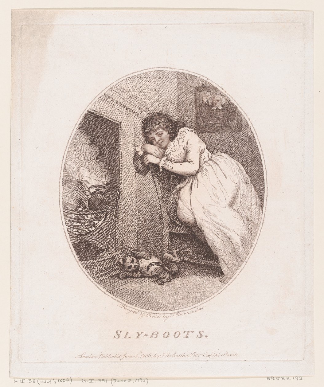 Sly-boots av Thomas Rowlandson
