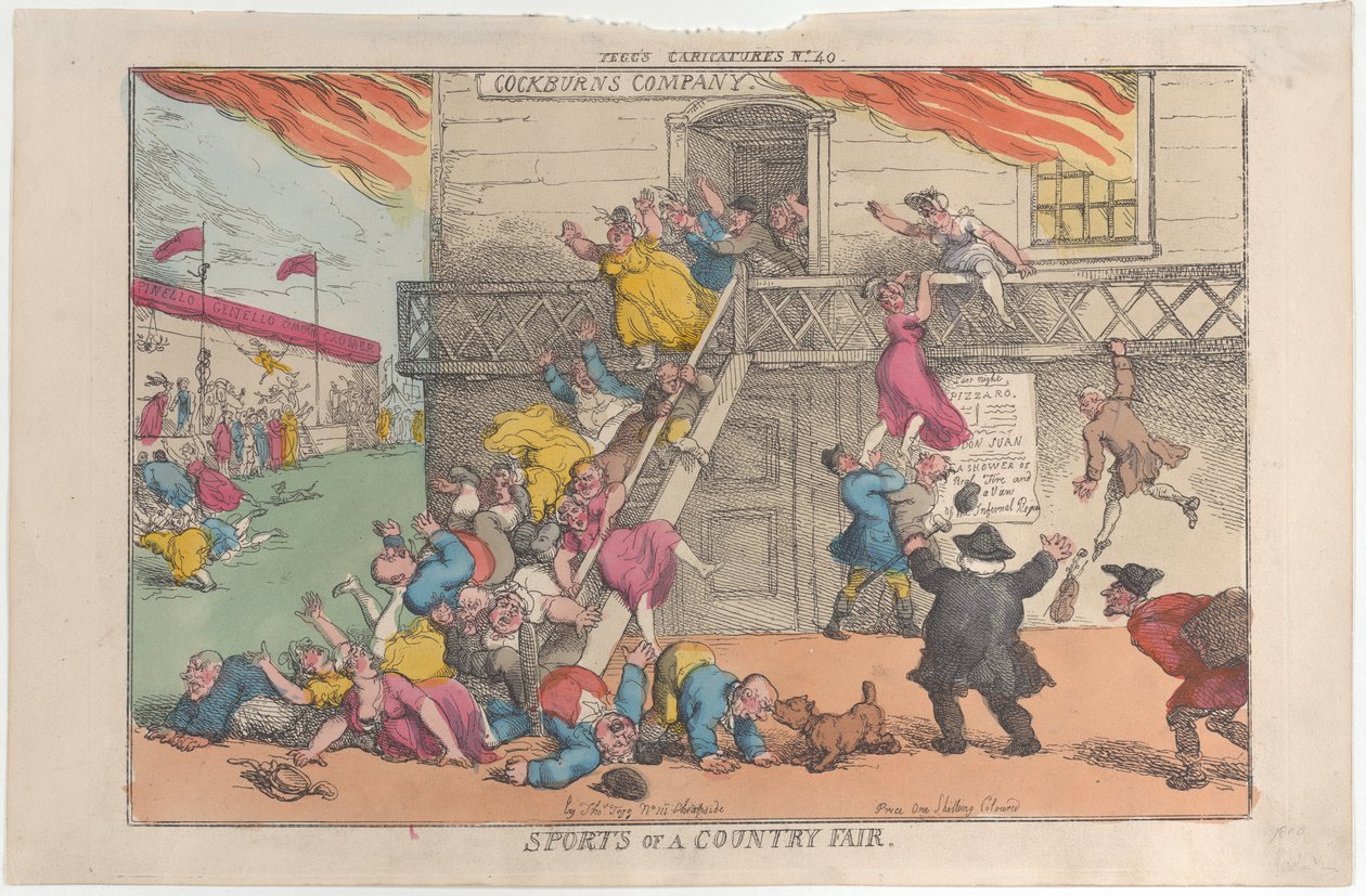 Sports of a Country Fair, 5. oktober 1810., 5. oktober 1810. av Thomas Rowlandson