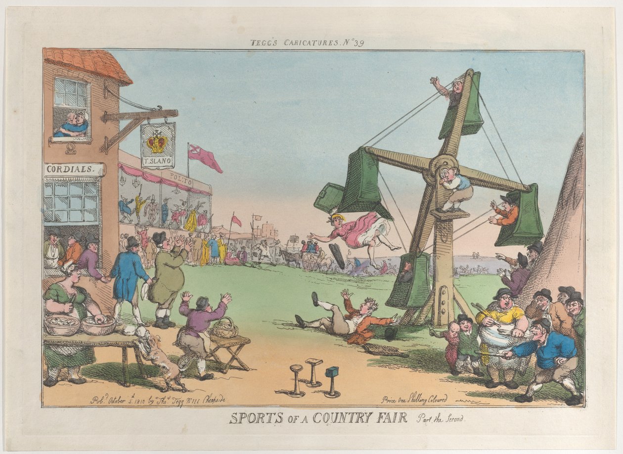 Sports of a Country Fair, Part the Second, 5. oktober 1810., 5. oktober 1810. av Thomas Rowlandson