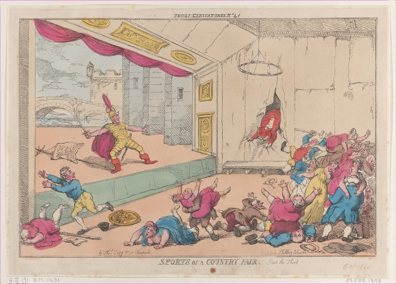 Sports of a Country Fair, del den tredje, 5. oktober 1810., 5. oktober 1810. av Thomas Rowlandson