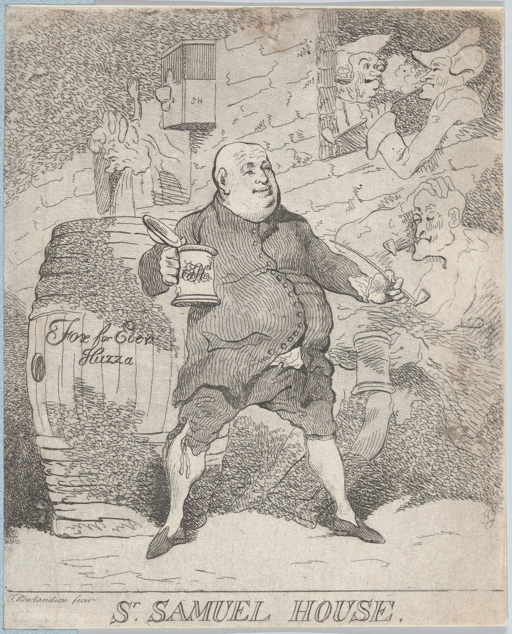 Sr. Samuel House, [1780] gjenutgitt 1786-91., [1780] gjenutgitt 1786-91. av Thomas Rowlandson