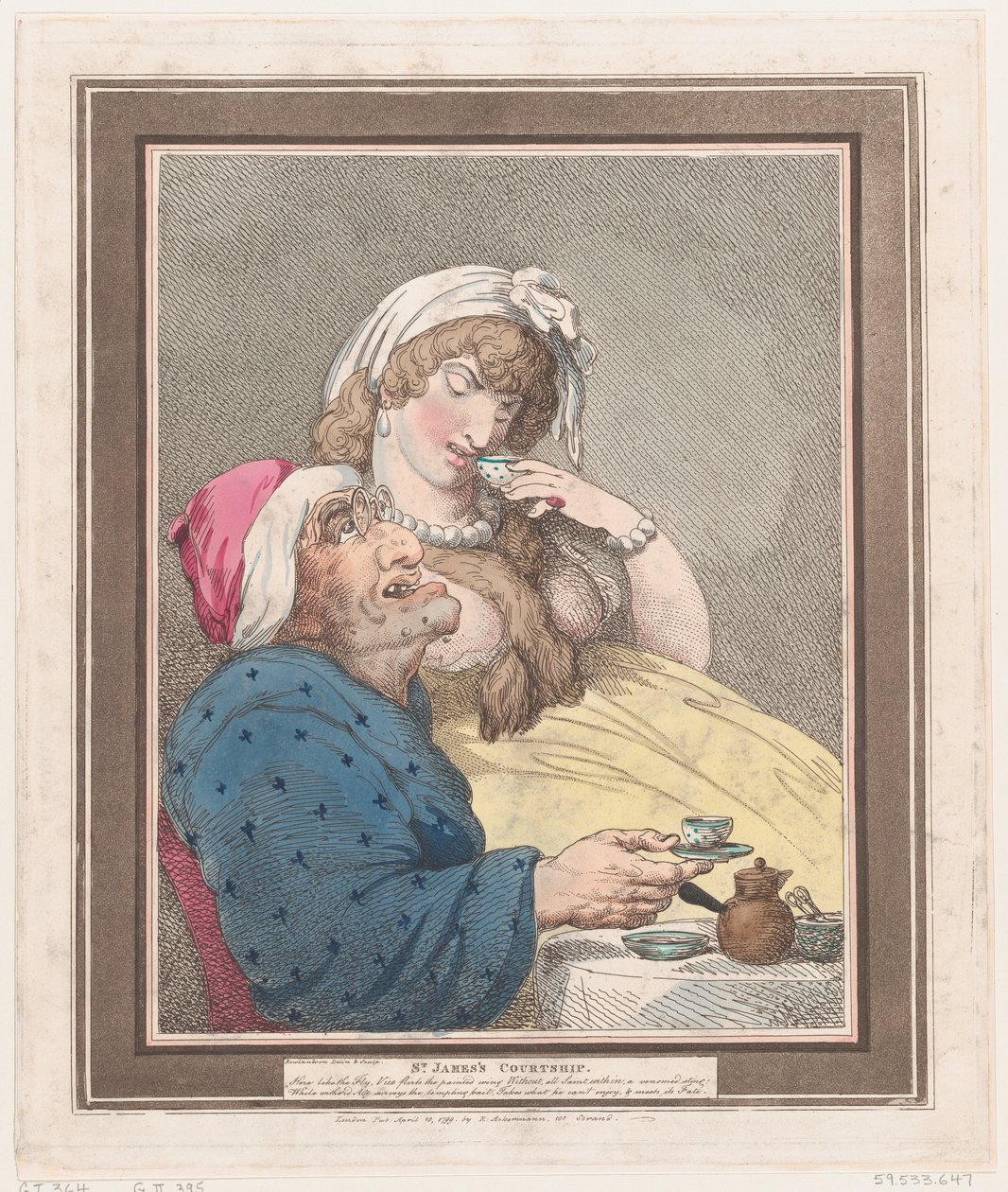 St James's frieri, 10. april 1799., 10. april 1799. av Thomas Rowlandson