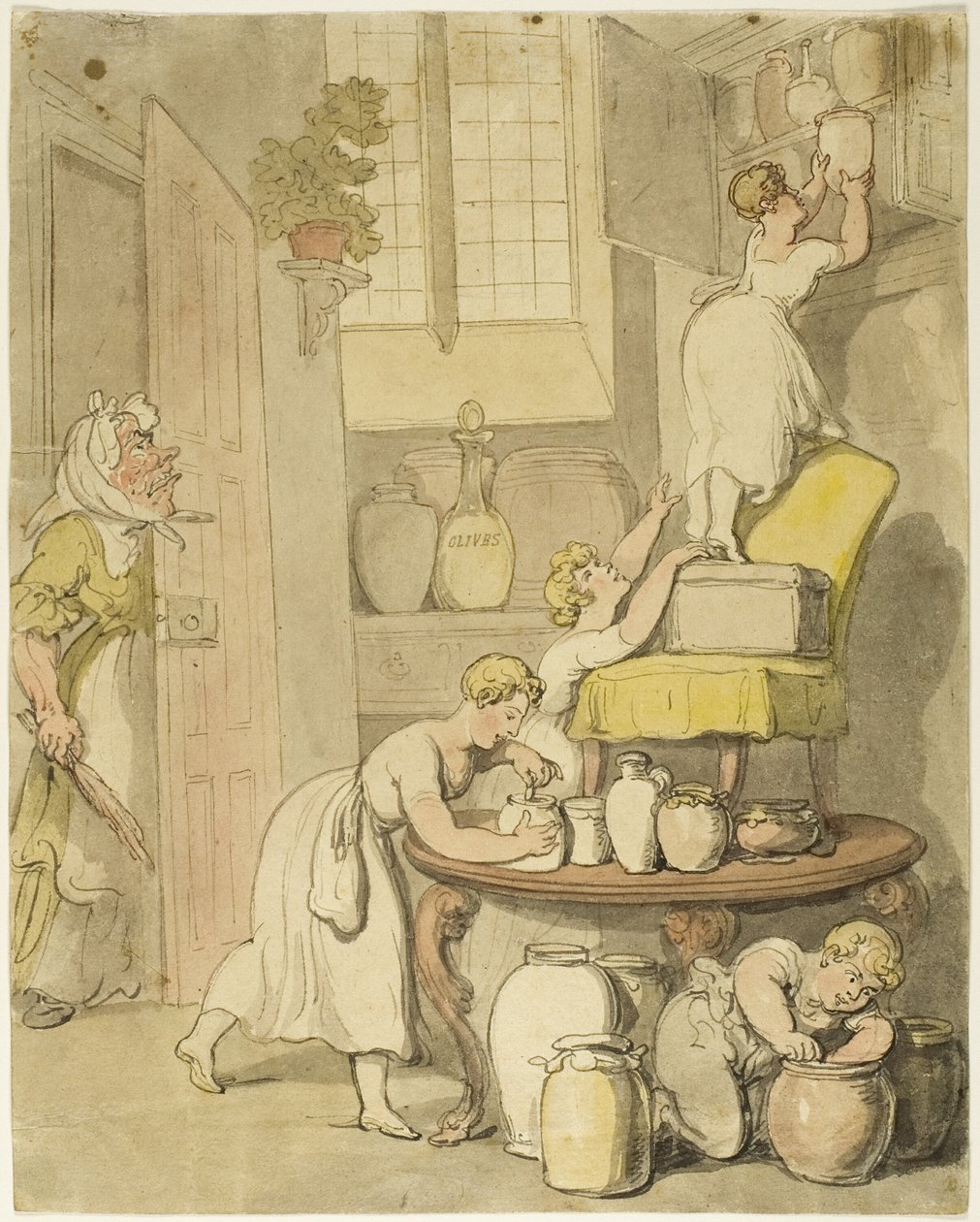 Å stjele konserves av Thomas Rowlandson