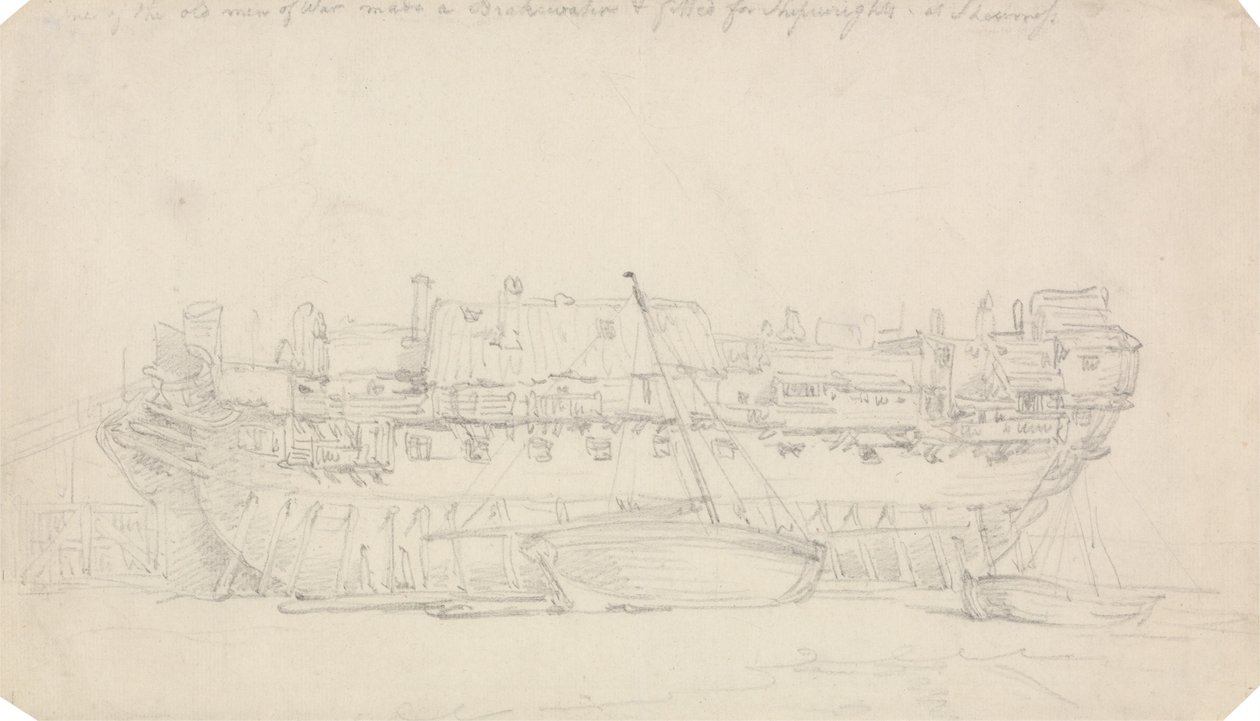 Studie av en Hulk av Thomas Rowlandson