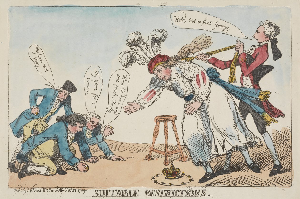 Egnede begrensninger av Thomas Rowlandson