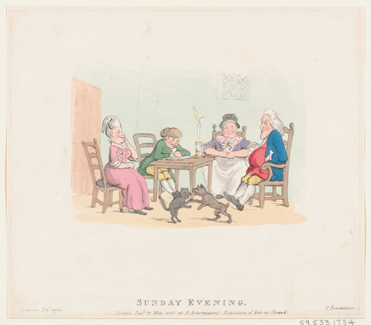 Søndag kveld 21. mai 1803., 21. mai 1803. av Thomas Rowlandson