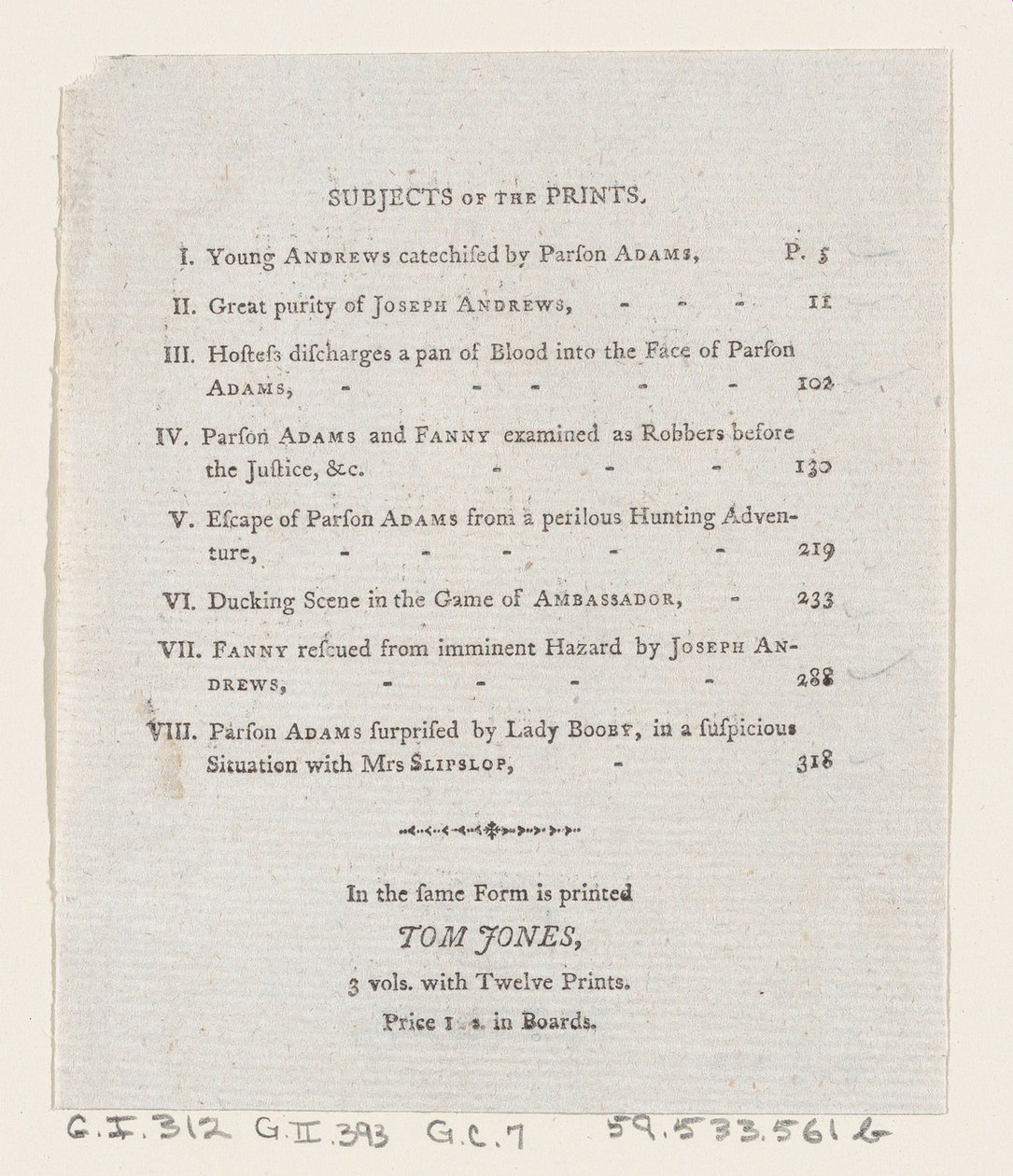 Innholdsfortegnelse: The Adventures of Joseph Andrews, and his friend Mr. Abraham Adams, 1792., 1792 av Thomas Rowlandson
