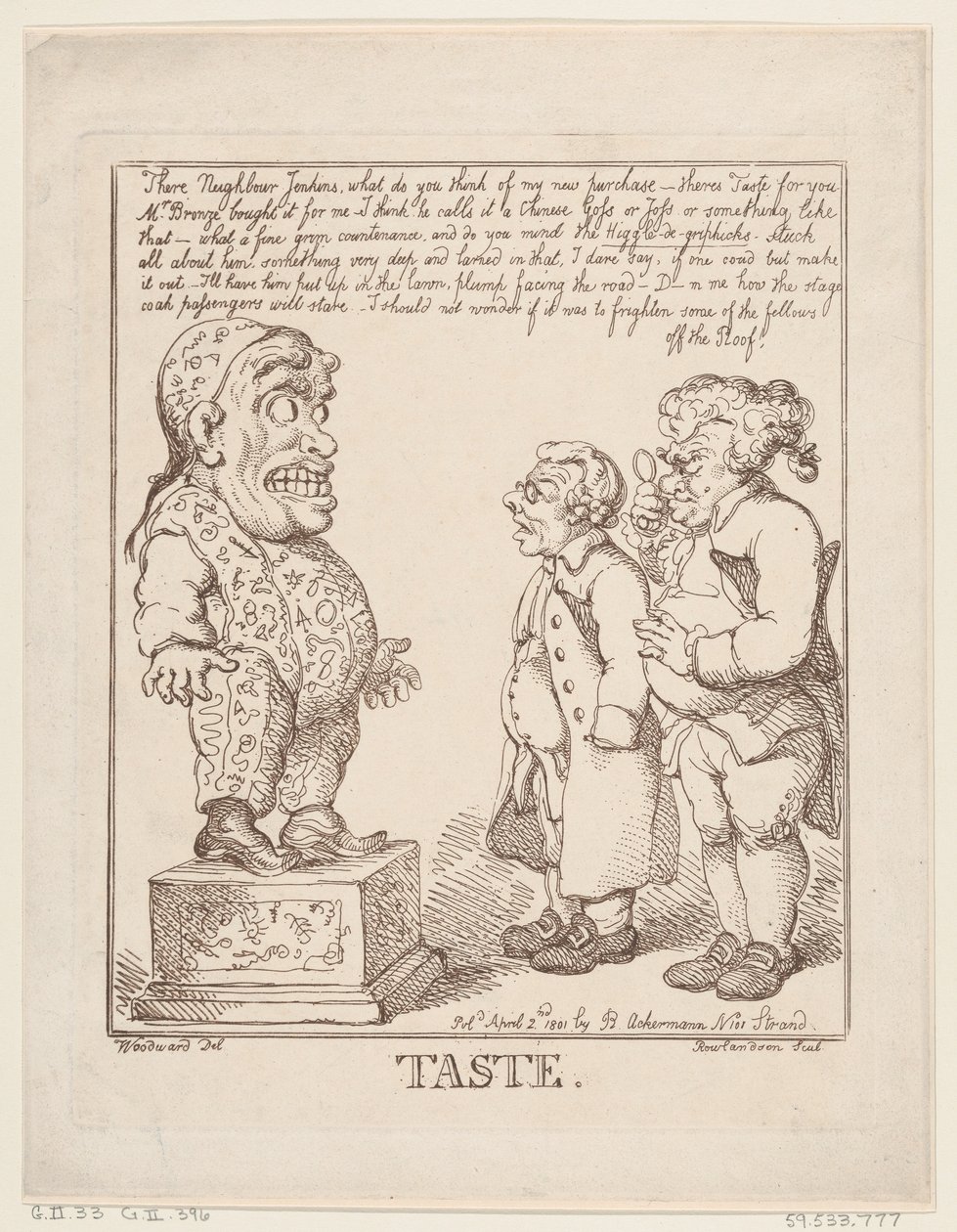 Smak, 2. april 1801., 2. april 1801. av Thomas Rowlandson