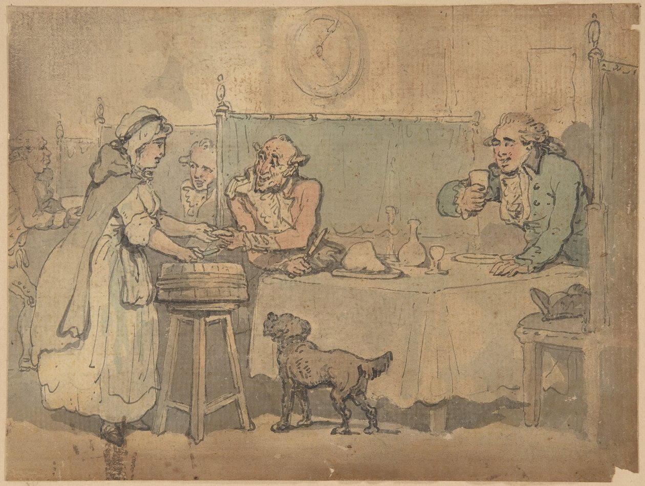 Kro-scene av Thomas Rowlandson