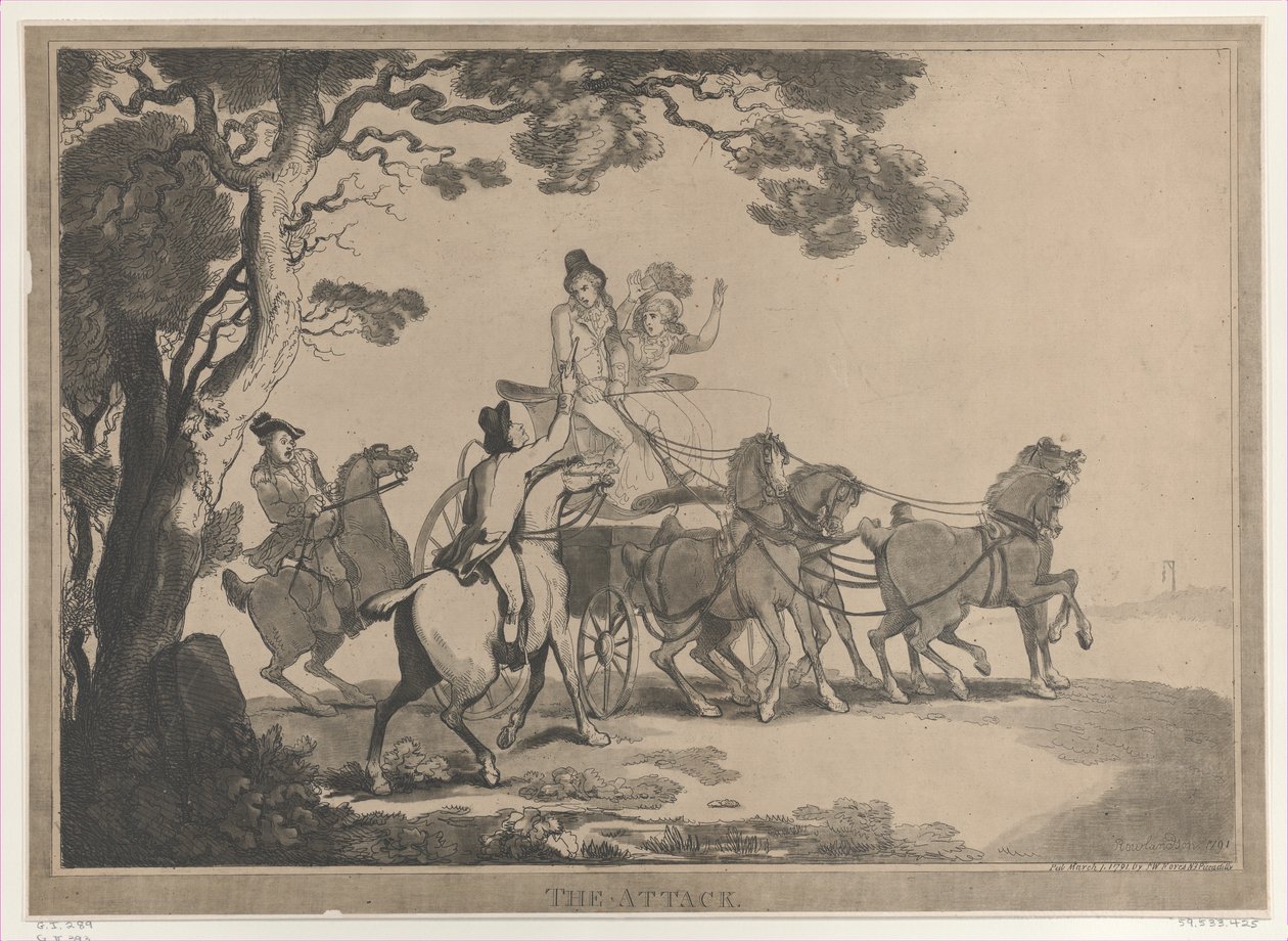 Angrepet, 1. mars 1791., 1. mars 1791. av Thomas Rowlandson
